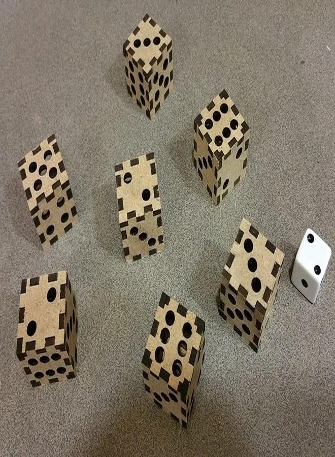 مكعبات خشبية ثلاثية الأبعاد، لعبة ألغاز مكعبات للأطفال والكبار | مكعبات خشبية ثلاثية الأبعاد مقطوعة بالليزر | لعبة تعليمية لتنمية الذكاء | مجموعة مكعبات لتعليم الرياضيات | لعبة خشبية مصنوعة يدويًا للأطفال - Image 2